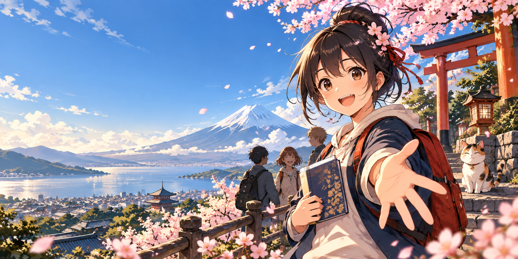 A bright journey through Japan